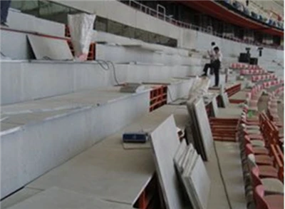Installation Of Our Factory's Fiber Cement Boards Completed At Beijing Bird's Nest Spectator Stands
